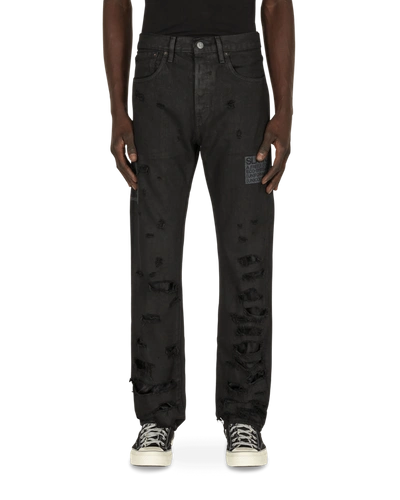 Slam Jam 501® Custom Jeans In Black