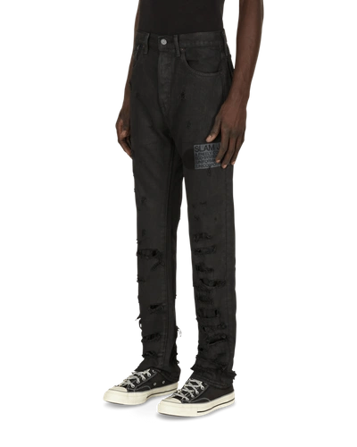 Slam Jam 501® Custom Jeans In Black