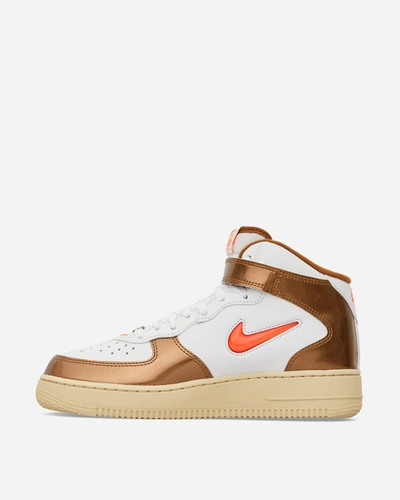 Shop Nike Special Project Air Force 1 Mid Qs Sneakers Brown In Multicolor