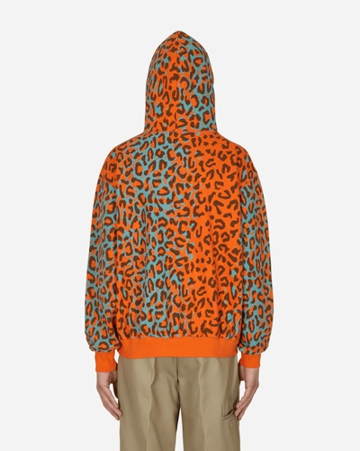 Awake Ny Orange Cotton Jacket In Multicolor