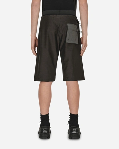 Shop Arnar Mar Jonsson Hraun Work Shorts In Black