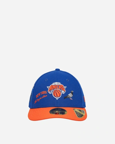 Shop New Era Staple X Nba New York Knicks Lp5950 Fitted Cap In Blue