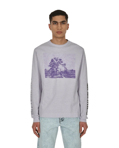 Shop Alyx Graphic Longsleeve T-shirt In Purple
