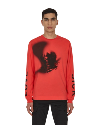 Shop Alyx Treated Longsleeve T-shirt In Red