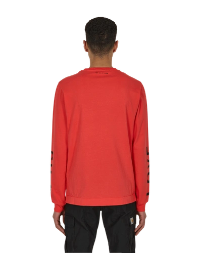 Alyx Treated Longsleeve T-shirt In Red