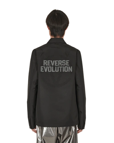 Shop Slam Jam Devo Reverse Evolution Jacket In Black
