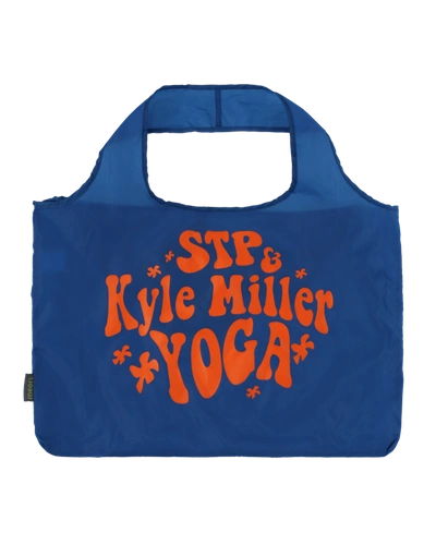 Shop Serving The People Kyle Miller Yoga Packable Tote Bag In Blue