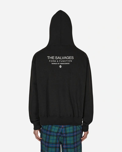 Shop The Salvages Snap Os Hooded Sweatshirt In Black