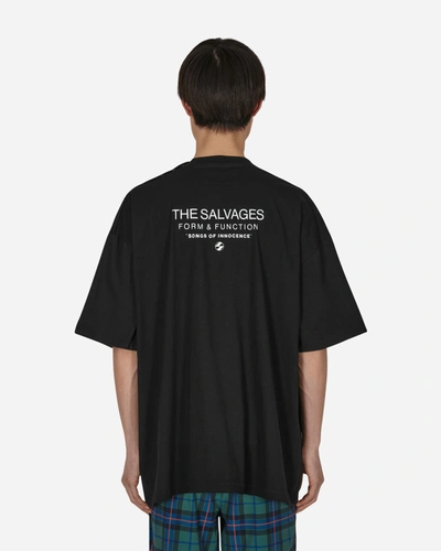Shop The Salvages Emblem Snap T-shirt In Black