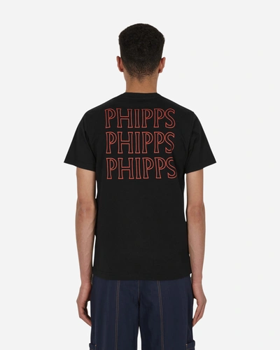 Phipps Graphic-print Round Neck T-shirt In Black