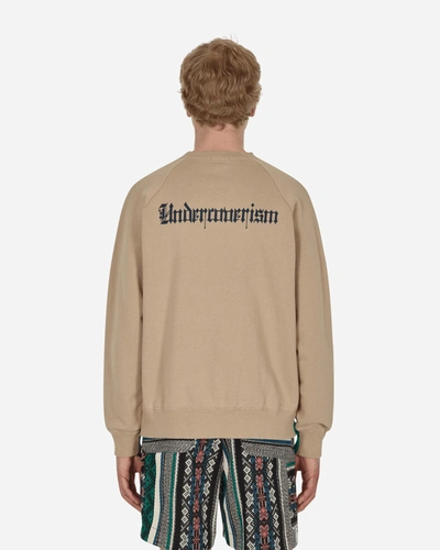 Undercoverism Color-block Crewneck Sweatshirt In Green