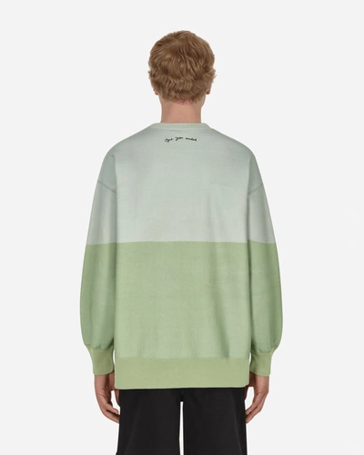 Shop Undercover Graphic Crewneck Sweatshirt In Green