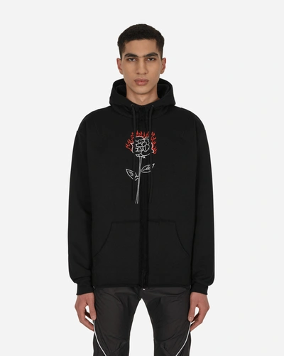 Shop Jordanluca Tim Hooded Sweatshirt In Black