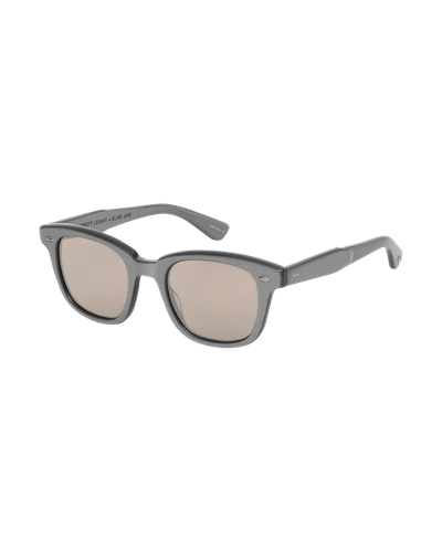 Shop Garrett Leight Slam Jam Calabar Sunglasses Chrome In Multicolor