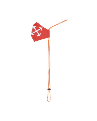 Off-white Cord Mask In Orange White