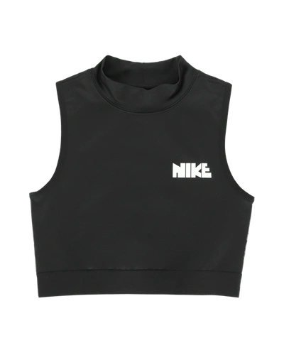 Shop Nike Special Project Sacai Crop Top In Black