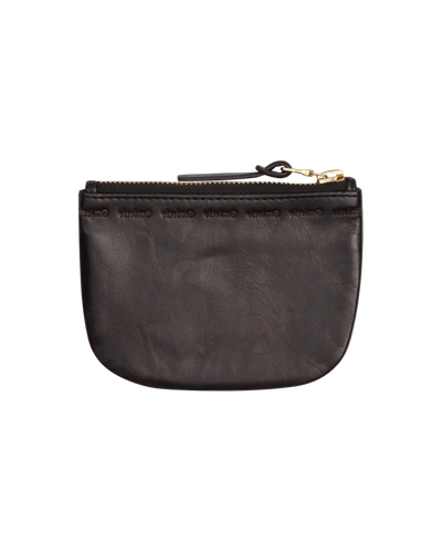 Shop Visvim Leather Wallet In Black
