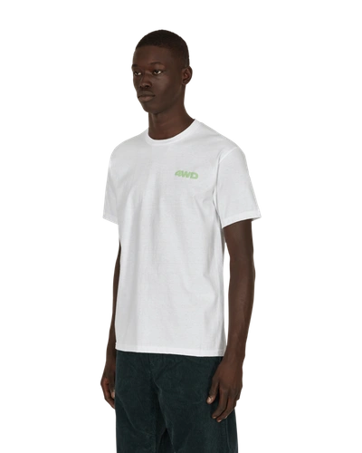 Shop 4 Worth Doing The Aha Moment T-shirt White In Green