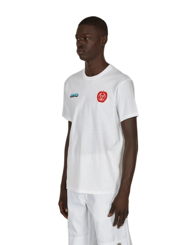 4 Worth Doing Slam Jam Ghost Writer T-shirt In White