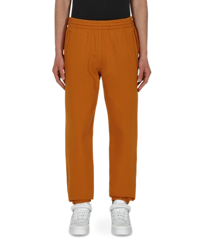 Shop Adidas Originals Adicolor Trefoil Sweatpants Orange In Multicolor