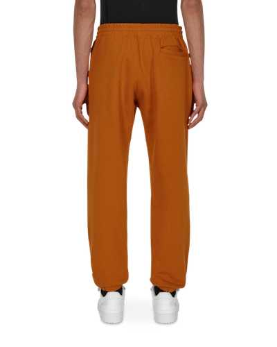 Shop Adidas Originals Adicolor Trefoil Sweatpants Orange In Multicolor
