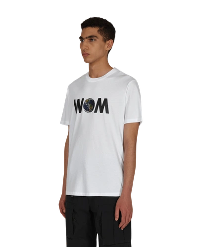 Shop Moncler Genius 7 Moncler Frgmt Hiroshi Fujiwara World Of Moncler T-shirt In White