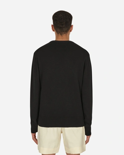 Shop Bode Sport Crewneck Sweater In Black Multi