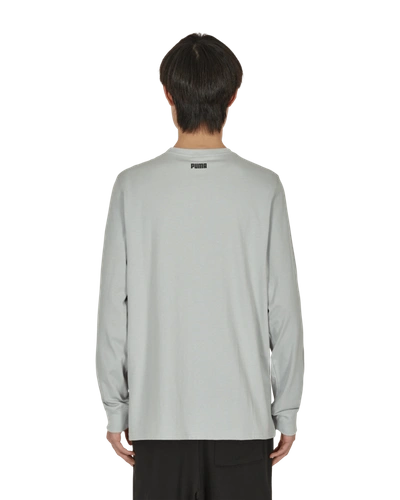 Shop Puma Scouted Longsleeve T-shirt Grey In Multicolor
