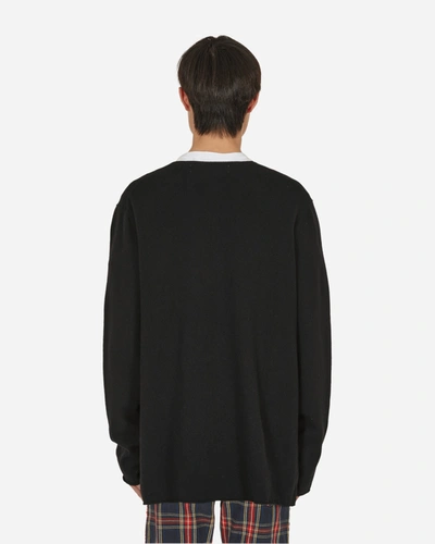 Shop Comme Des Garçons Play Heart Patch Sweater In Black