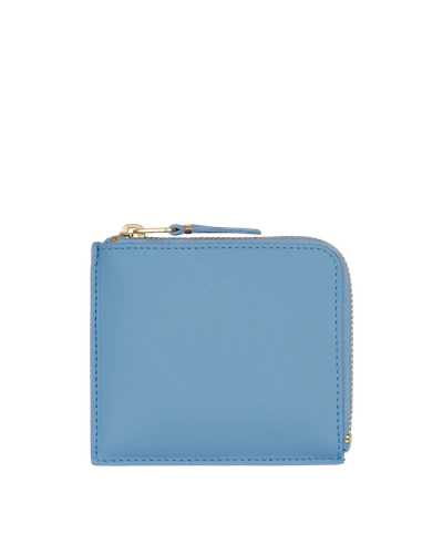 Shop Comme Des Garçons Ruby Eye Zip-around Wallet In Blue