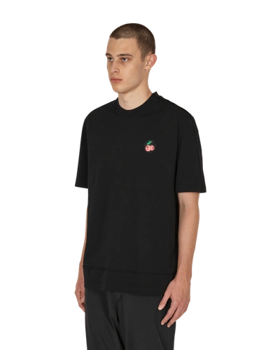 Jordanluca Cherries T-shirt In Black