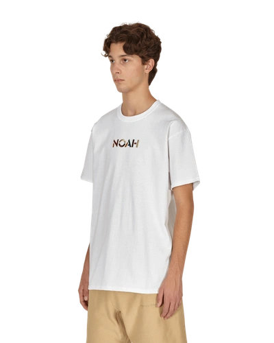 Shop Noah Sign T-shirt In White