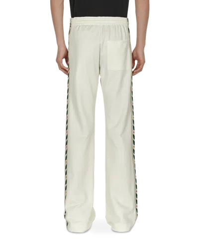 Casablanca Laurel Tracksuit Pants White In Multicolor
