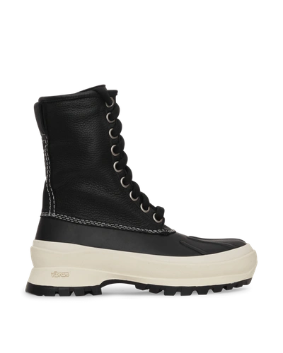 Shop Jil Sander Hiking Boots In Black