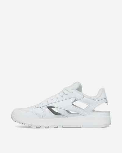 Shop Maison Margiela Reebok Classic Leather Dq Sneakers In White