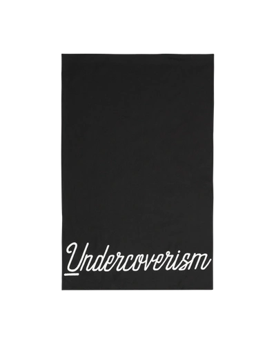 Shop Undercoverism Logo Scarf In Black