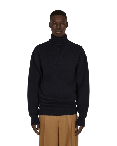 Shop Hed Mayner Turtleneck Sweater In Navy