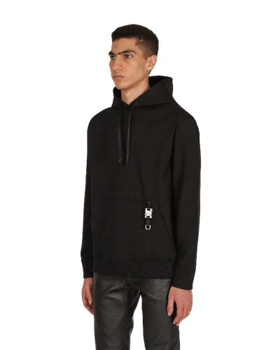 Shop Alyx Hooded Sweatshirt In Black