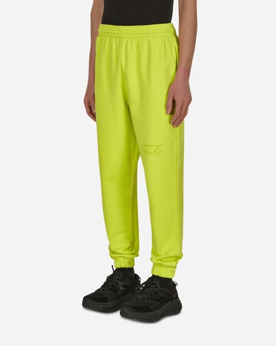 Shop Martine Rose Slim Track Pants In Apple Green