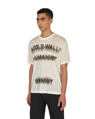 Shop A-cold-wall* Rationale T-shirt In White