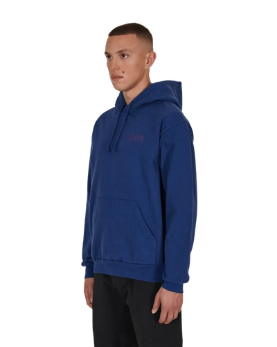 Shop Eden Power Corp Logo Hooded Sweatshirt In Blue/navy