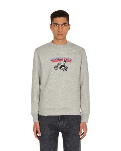 Shop Apc Gimme 5 Mika Crewneck Sweatshirt In Grey