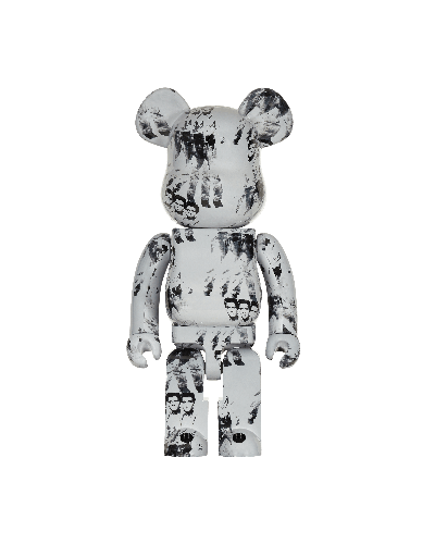 Shop Medicom 1000% Andy Warhol S Elvis Presley Be@rbrick In Multicolor