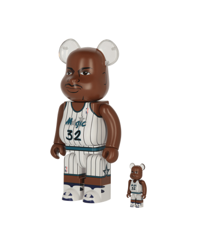 Shop Medicom 100% + 400% Shaquille O Neal Be@rbrick In Multicolor