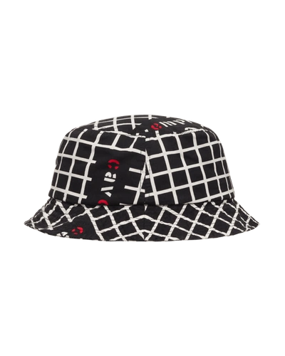 Shop Cav Empt Grid Bucket Hat In Black