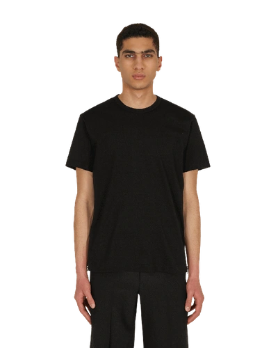 Shop Comme Des Garçons Homme Deux Zip T-shirt In Black