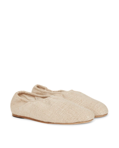 Hed Mayner Jute Loafers In Brown