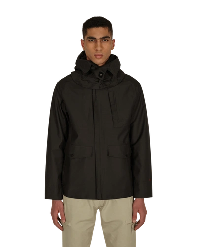 Shop Stone Island Jacquard Marina 3l Jacket In Black