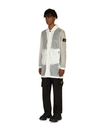 Shop Stone Island Lucido-tc Packable Coat In White