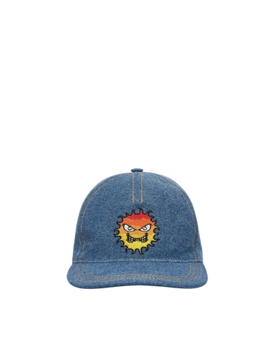 Shop Paccbet Embroidered Logo Cap In Blue